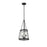 Millennium Lighting Adabella 3Lt Pendant, Black/Clear