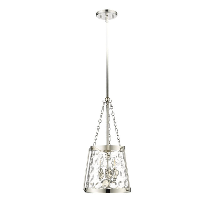 Millennium Lighting Adabella 3Lt Pendant, Polished Nickel/Clear - 20403-PN