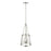 Millennium Lighting Adabella 3Lt Pendant, Polished Nickel/Clear