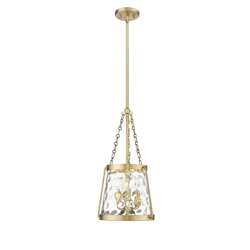 Millennium Lighting Adabella 3Lt Pendant, Vintage Brass/Clear - 20403-VB