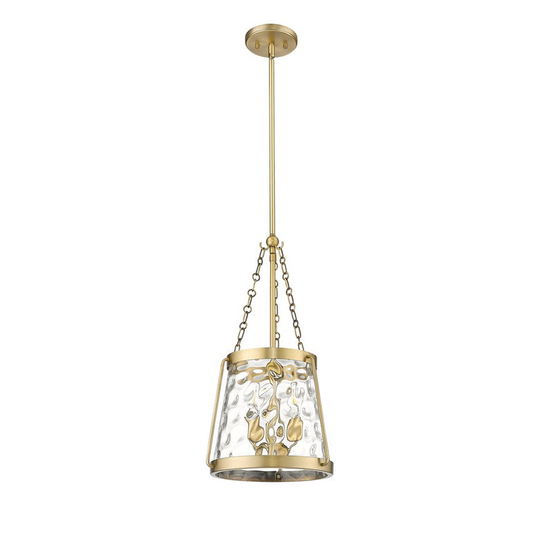 Millennium Lighting Adabella 3Lt Pendant, Vintage Brass/Clear