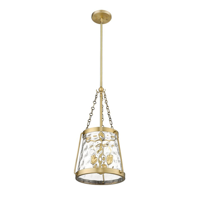 Millennium Lighting Adabella 3Lt Pendant, Vintage Brass/Clear