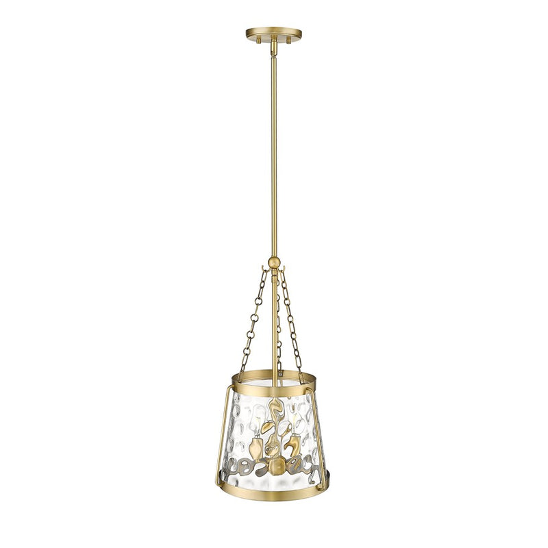 Millennium Lighting Adabella 3Lt Pendant, Vintage Brass/Clear