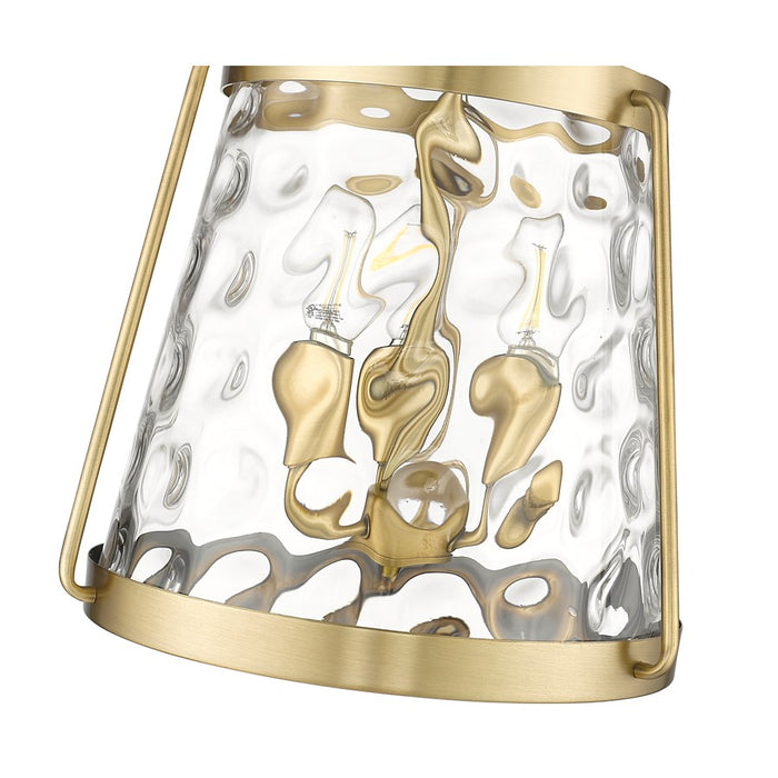 Millennium Lighting Adabella 3Lt Pendant, Vintage Brass/Clear