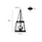 Millennium Lighting Adabella 3Lt Pendant, Vintage Brass/Clear