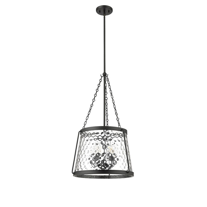 Millennium Lighting Adabella 5Lt Pendant, Black/Clear