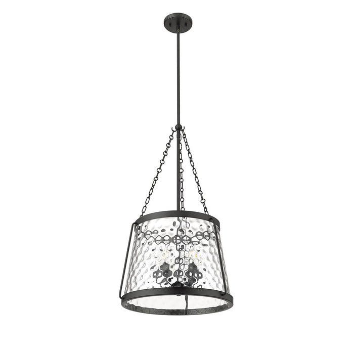 Millennium Lighting Adabella 5Lt Pendant, Black/Clear