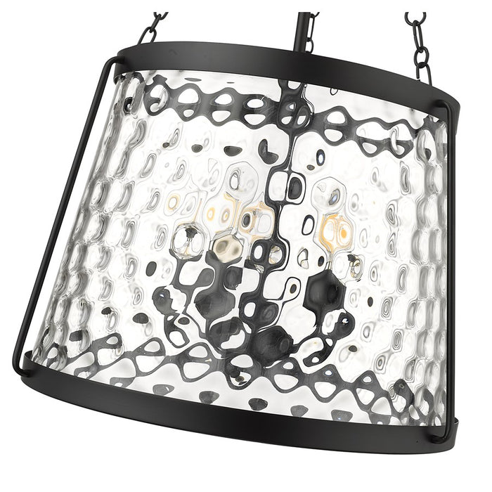 Millennium Lighting Adabella 5Lt Pendant, Black/Clear