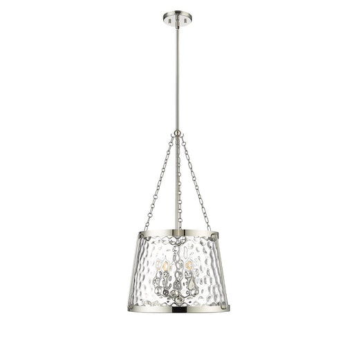Millennium Lighting Adabella 5Lt Pendant, Polished Nickel/Clear - 20405-PN