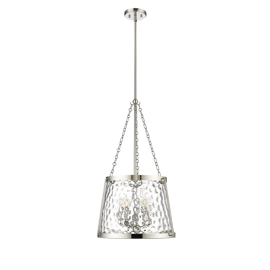 Millennium Lighting Adabella 5Lt Pendant, Polished Nickel/Clear - 20405-PN