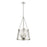 Millennium Lighting Adabella 5Lt Pendant, Polished Nickel/Clear