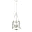Millennium Lighting Adabella 5Lt Pendant, Polished Nickel/Clear