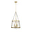 Millennium Lighting Adabella 5Lt Pendant, Vintage Brass/Clear