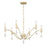 Millennium Lighting Aureline 6Lt Chandelier, Aged Silver - 205106-AGSI