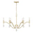 Millennium Lighting Aureline 6Lt Chandelier, Aged Silver