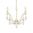 Millennium Lighting Aureline 6Lt Chandelier, Aged Silver