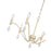 Millennium Lighting Aureline 6Lt Chandelier, Aged Silver