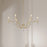 Millennium Lighting Aureline 6Lt Chandelier, Aged Silver