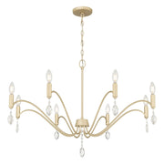 Millennium Lighting Aureline 8Lt Chandelier, Aged Silver - 205108-AGSI