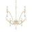 Millennium Lighting Aureline 8Lt Chandelier, Aged Silver