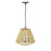 Millennium Lighting Sterling 3Lt Pendant, Black/Cotton Twine