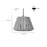 Millennium Lighting Sterling 6Lt Pendant, Black/Cotton Twine