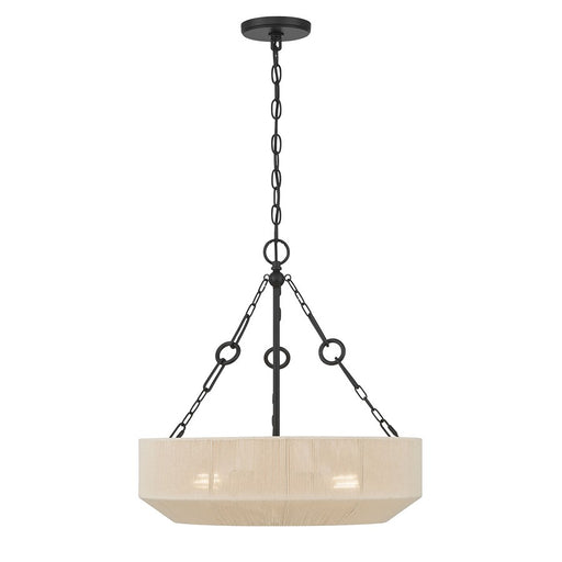 Millennium Lighting Tresselle 3 Light Pendant, Matte Black