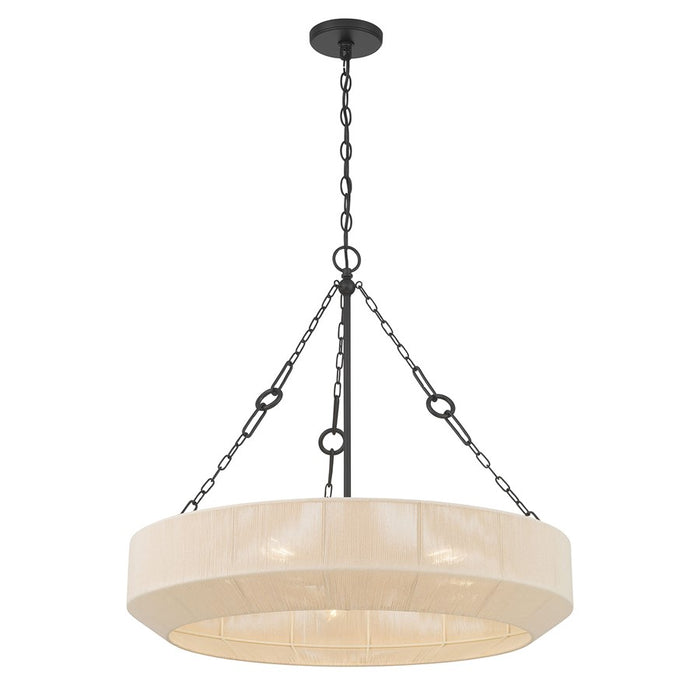 Millennium Lighting Tresselle 5 Light Pendant, Matte Black - 206105-MB