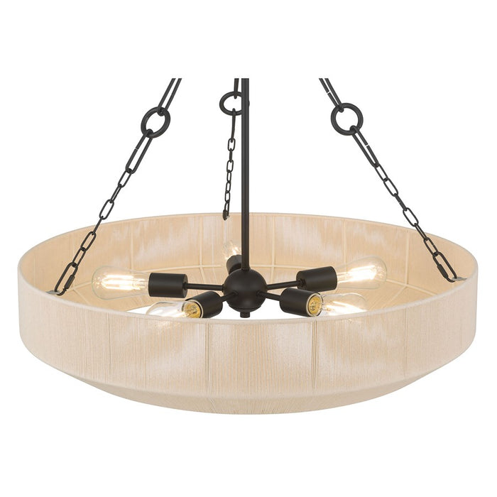Millennium Lighting Tresselle 5 Light Pendant, Matte Black