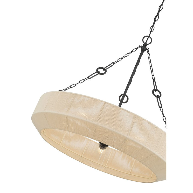 Millennium Lighting Tresselle 5 Light Pendant, Matte Black