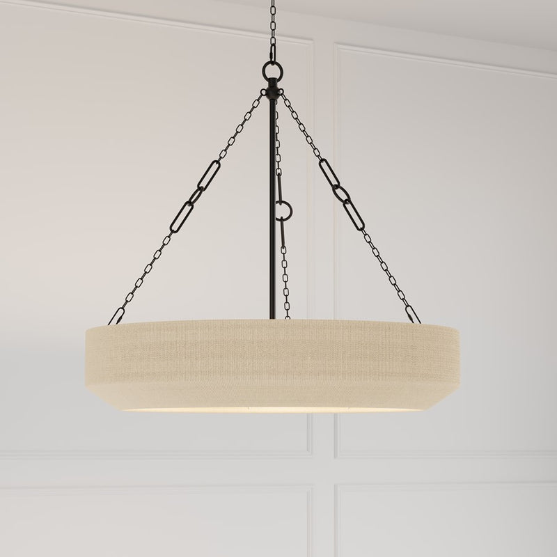 Millennium Lighting Tresselle 5 Light Pendant, Matte Black