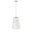 Millennium Saben 1Lt Pendant, Nickel/Rattan Lattice Clear