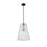 Millennium Lighting Saben 1Lt Pendant, Black/Rattan Lattice Clear
