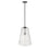 Millennium Lighting Saben 1Lt Pendant, Black/Rattan Lattice Clear