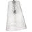 Millennium Lighting Saben 1Lt Pendant, Black/Rattan Lattice Clear