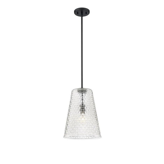 Millennium Lighting Saben 1Lt 15" Pendant, Black