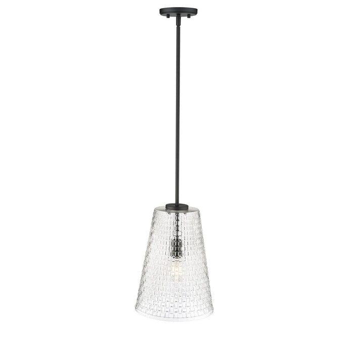 Millennium Lighting Saben 1Lt 15" Pendant, Black