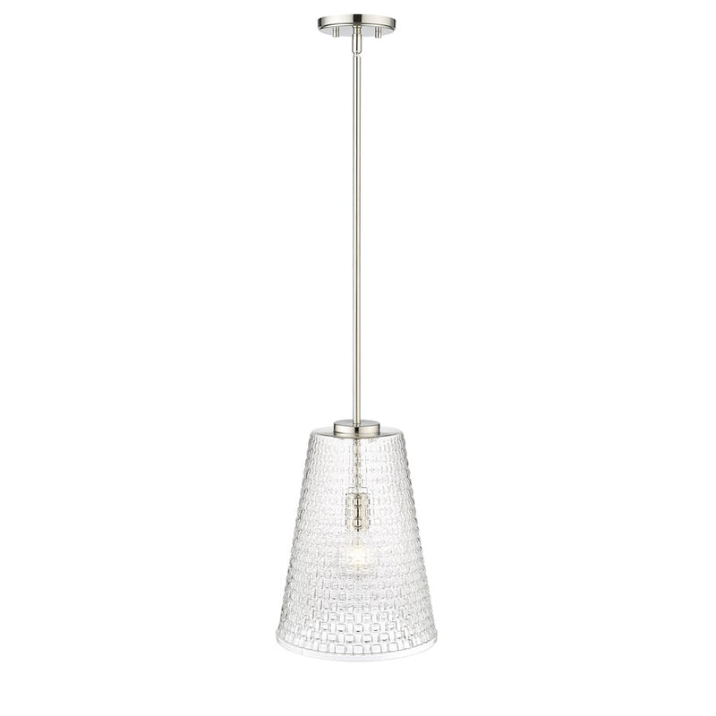 Millennium Lighting Saben 1Lt 15" Pendant, Polished Nickel