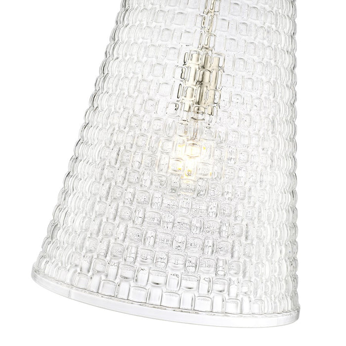 Millennium Lighting Saben 1Lt 15" Pendant, Polished Nickel