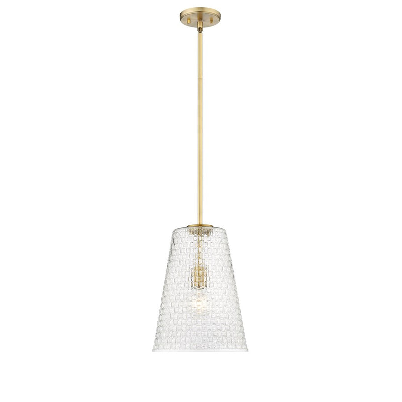 Millennium Lighting Saben 1Lt 15" Pendant, Vintage Brass - 20702-VB