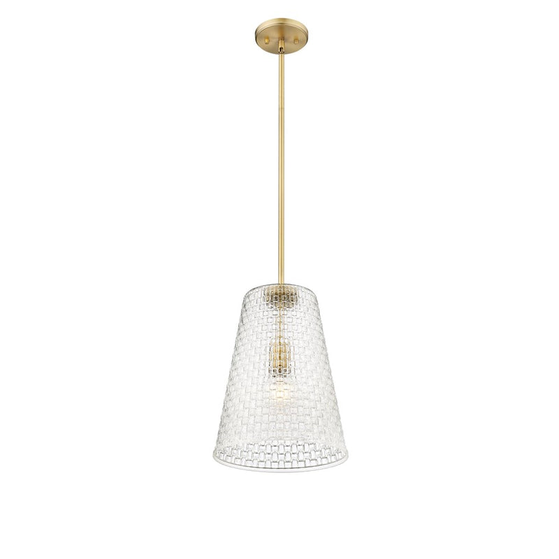 Millennium Lighting Saben 1Lt 15" Pendant, Vintage Brass