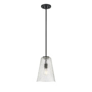 Millennium Lighting Saben 1Lt 12" Pendant, Black - 20703-MB