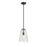 Millennium Lighting Saben 1Lt 12" Pendant, Black - 20703-MB