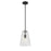 Millennium Lighting Saben 1Lt 12" Pendant, Black