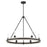Millennium Lighting Rovessa 6 Light Chandelier, Matte Black - 207106-MB
