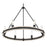 Millennium Lighting Rovessa 6 Light Chandelier, Matte Black