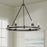 Millennium Lighting Rovessa 6 Light Chandelier, Matte Black