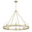 Millennium Lighting Rovessa 6 Light 29" Chandelier, Vintage Brass - 207108-VB