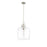Millennium Lighting Hayloft 1Lt Pendant, Brushed Nickel/Clear