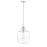 Millennium Lighting Hayloft 1Lt Pendant, Brushed Nickel/Clear